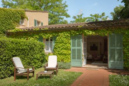 Hostellerie de l’Abbaye de la Celle - Hôtel 5 étoiles Var - Jardin de chambre